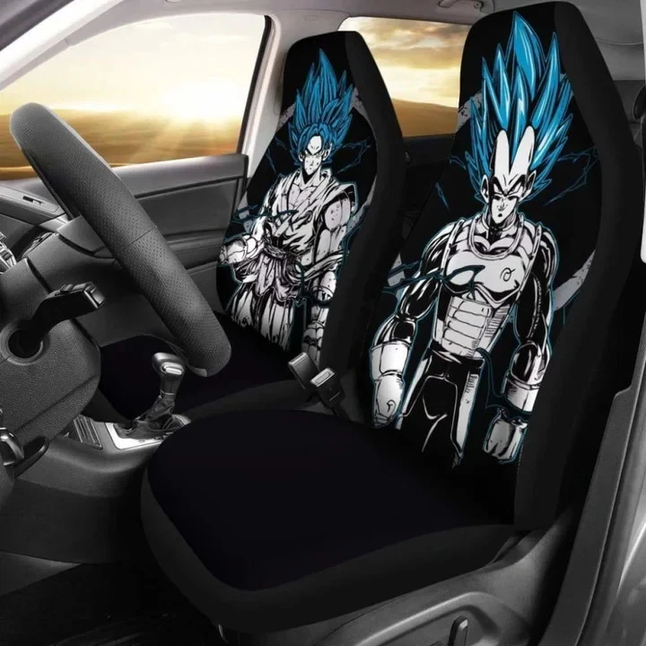 Super Saiyan Blue Dragon Ball Car Seat Covers