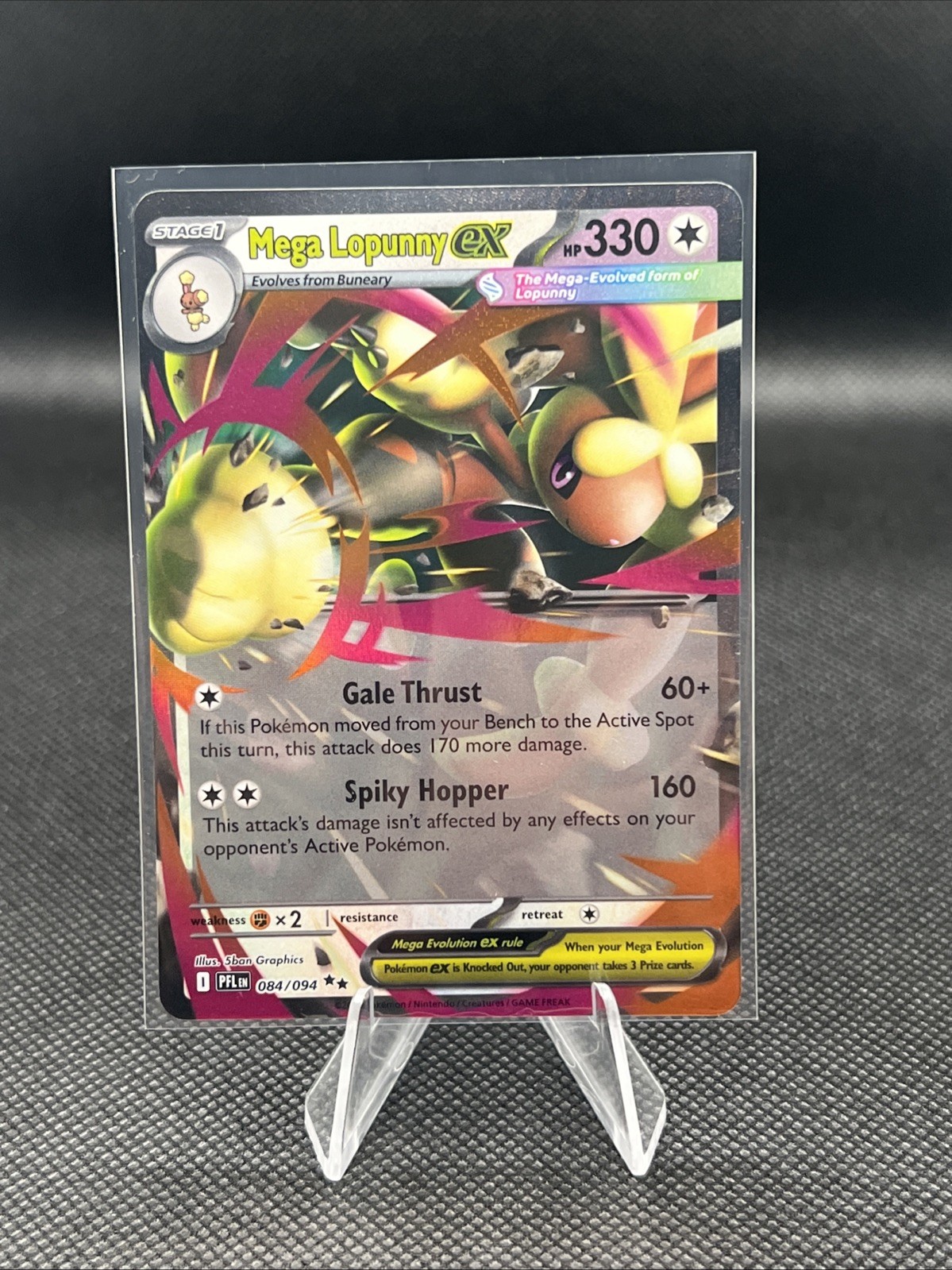 Mega Lopunny EX 84/94 Phantasmal Flames Pokemon