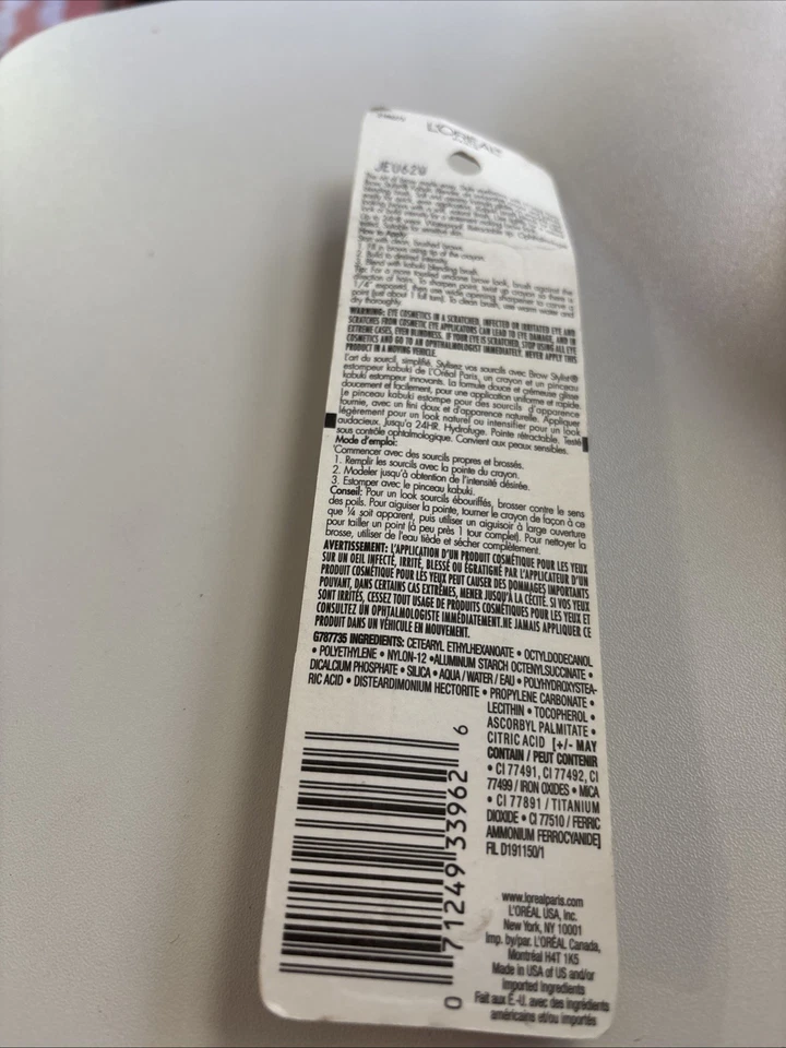 L'Oréal Brow Stylist Kabuki Blender Brow Crayon and Blender 313 Brunette 1.5g - Image 2 of 2