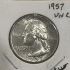 1957 Washington Quarter 25C 90% Silver Free Shipping