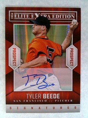 2014 Panini Elite Extra Edition - Tyler Beede #14 Prospect Auto /399 