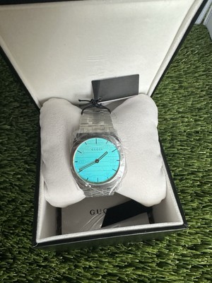 Genuine Gucci NEW Swiss 25H series Ocean Blue 38mm Unisex Watch  YA163409.