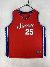 Fanatics Ben Simmons Jersey Philadelphia 76ers Mens Red 25 Size 2XL