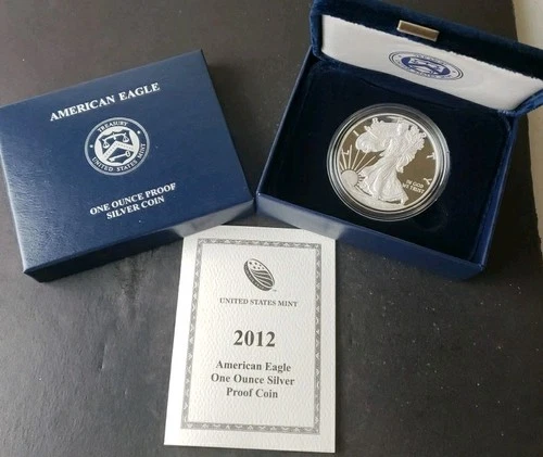 2012 W Proof $1 American Silver Eagle Dollar