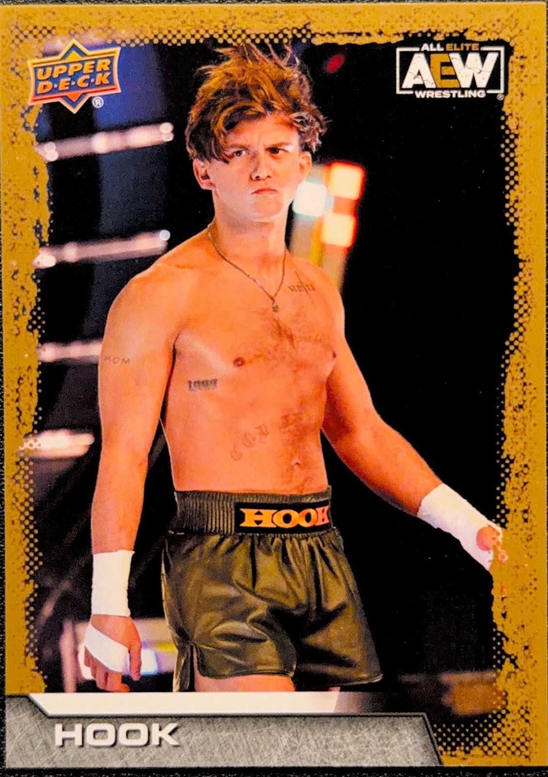 2022 Upper Deck AEW All Elite Wrestling - Hook #80 Gold (RC)