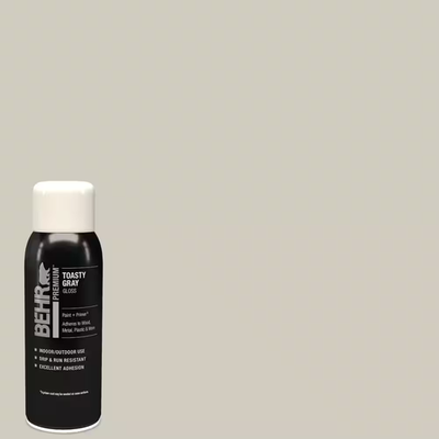 #ad BEHR PREMIUM Toasty Gray Gloss Interior Exterior Spray Paint amp; Primer 12 oz. $10.42