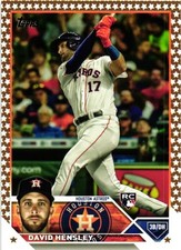 2023 Topps #649 David Hensley Gold Star