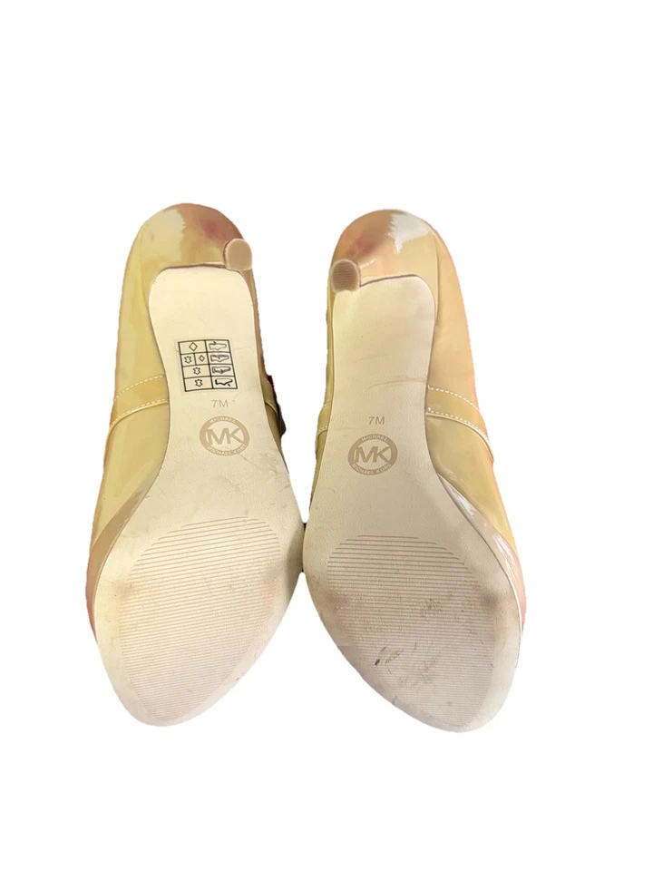 Michael Kors MK 窥视脚趾厚底 Mary Jane 高跟鞋 7 码 — 第 4/4 张图片