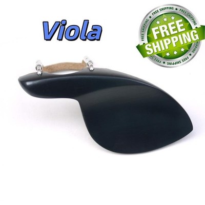 New High Quality Ebony Chinrest For Viola (4/4) With Metal Installed