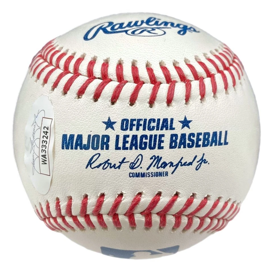 Hideki Matsui Yankees Signed In English & Kenji Official MLB Baseball JSA - Image 2 of 2