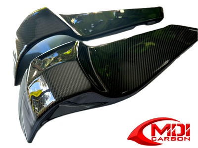 Buell Carbon Fiber Frame Covers fits only models XB9 XB12.