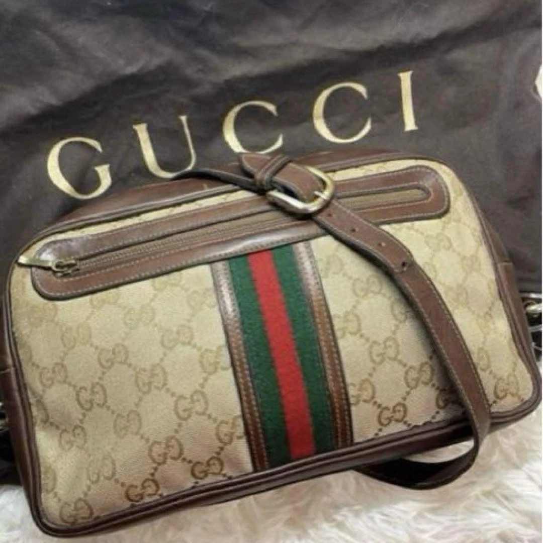 Rare article GUCCI ancien sac à bandoulière Gucci Sherry Line GG #PGGIXG