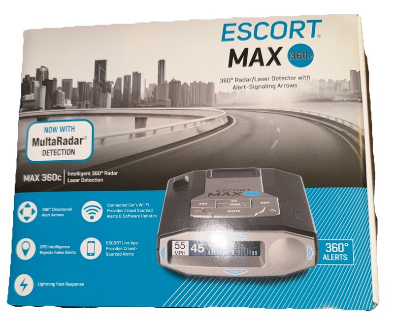 Escort Max 360c 4-Directional Radar Detector, Laser Detection