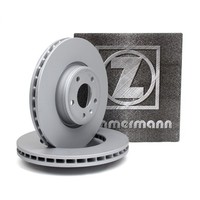 Zimmermann Bremsscheiben FüR Audi A4 (B9) A5 (F5) A6 (C8) A7 (4K) Q5 (Fy) Vorne