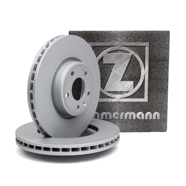 Zimmermann Bremsscheiben FüR Audi A4 (B9) A5 (F5) A6 (C8) A7 (4K) Q5 (Fy) Vorne-image
