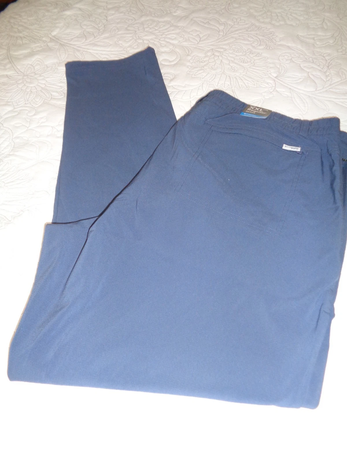 NWT- Men`s Columbia Performance Fishing Gear XXL Pants -Blue