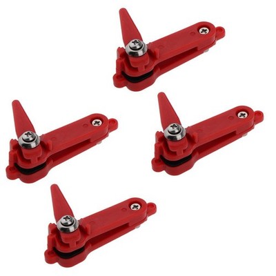 4 Stück Hochleistungs Schnellverschlussclips für Bootsangelzubehör, 6,8 cm