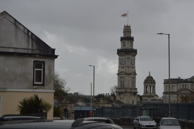 Photo 6x4 Clock Tower, HMS Drake Plymouth Grade II listed. br c2017