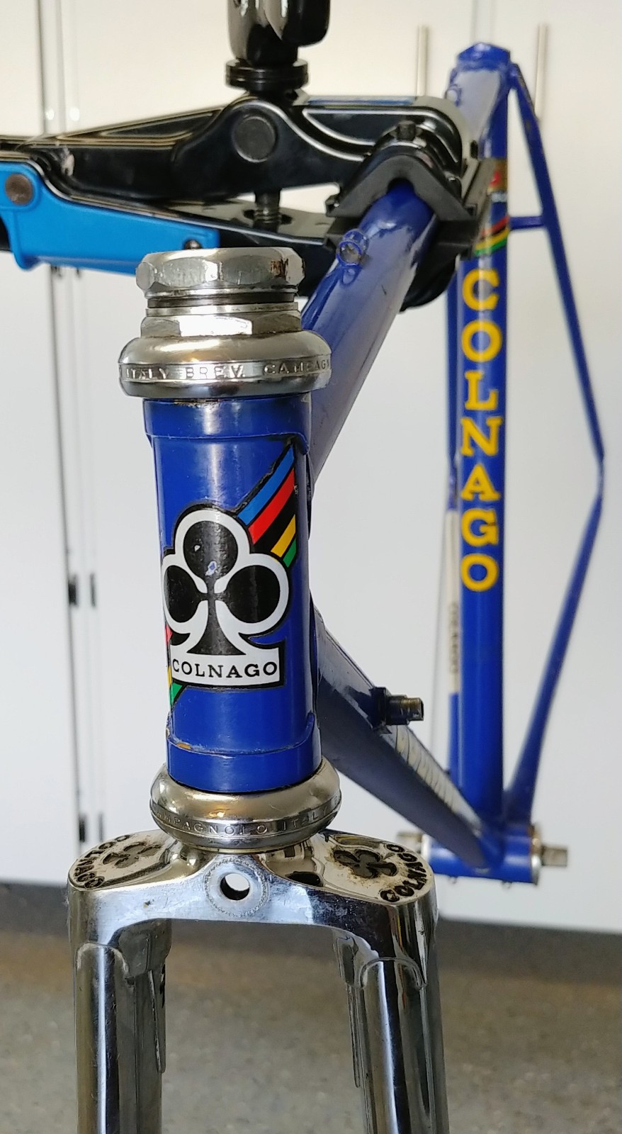 Colnago 80s Vintage Frame Rare 48cm Campagnolo Nuovo Record 