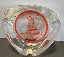 Jack August's Sea Foods Northampton MA Restaurant ASHTRAY vintage
