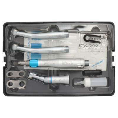 Dental Low High Handpiece Kit EX203C Set Low High speed TU Air Turbine 2 Hole B2