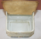 Victoria China Czechoslovakia Wall Salt Box Canister with Lid Lusterware Vintage — photo 3