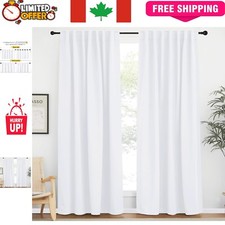 Thermal Insulated Blackout Drapes - 2 Panels for Ultimate Room Darkening