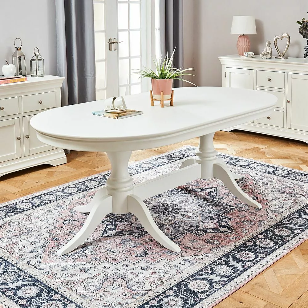 Oval table clearance pedestal base