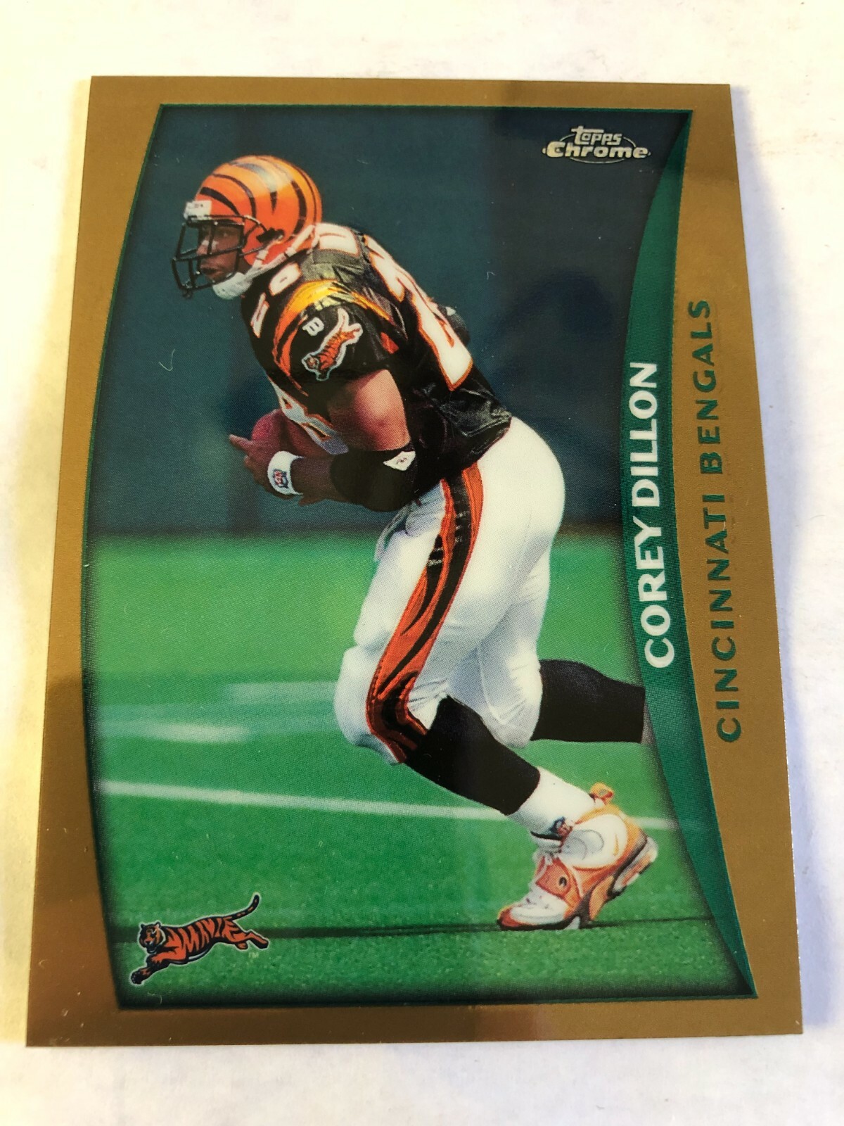 1998 Topps Chrome Corey Dillon #159 Cincinnati Bengals