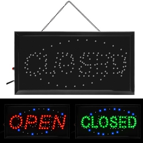 Letrero de negocios con luz LED de neón ultra brillante pantalla de movimiento animada abierta con encendido/apagado - Imagen 25 de 33