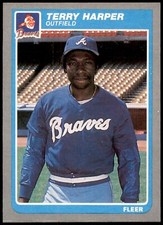 Terry Harper #327 1985 Fleer