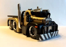 MUSCLE MACHINES 1953 53  MACK MODEL N FLAT BED TOW TRUCK 1:64 SCALE DIECAST