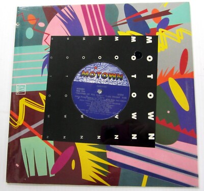 DeBarge 12'' Rhythm Of The Night MOTOWN 1985 SEALED Dance Disco Cut-Out jacket