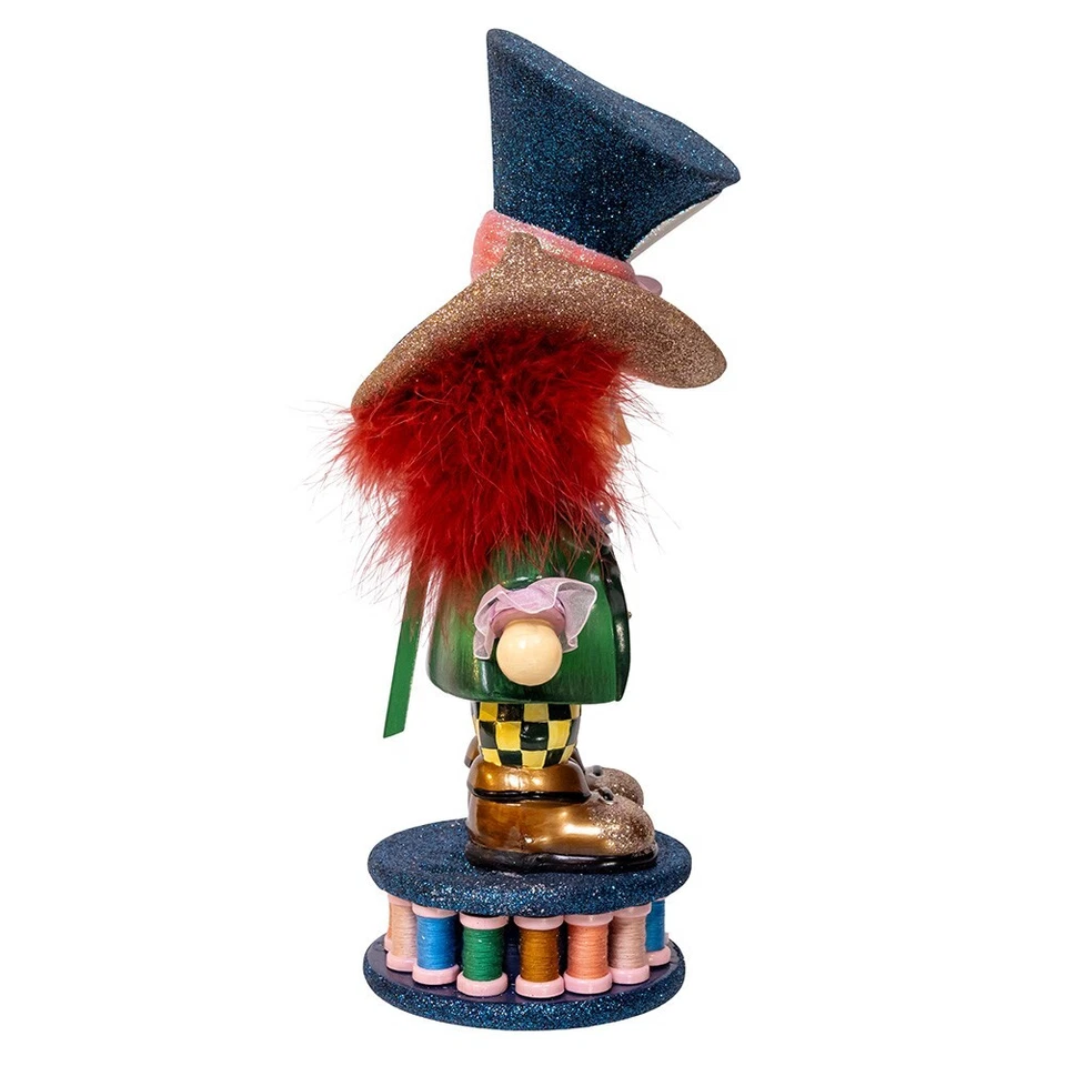 Kurt Adler Hollywood Nutcracker: Alice in Wonderland, Mad Hatter, HA0761 - Image 3 of 4
