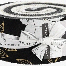 Golden Threads Jelly Roll: 40 Luxe 2.5" Fabric Strips by Alli K Design