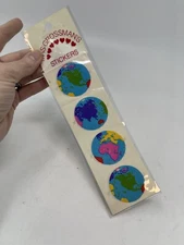 vintage 80s Mrs Grossman's earth sticker Pack Of 8