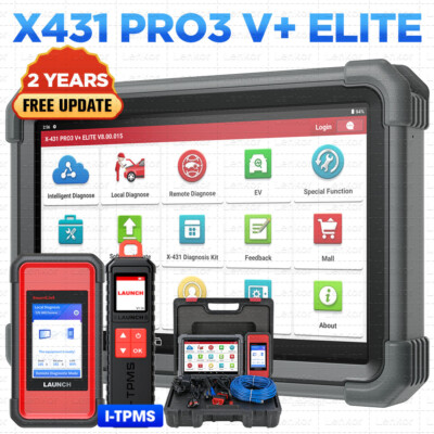 2025 LAUNCH X431 PRO3S V+ Elite PRO5 Car Truck Diagnostic J2534 Programming Tool