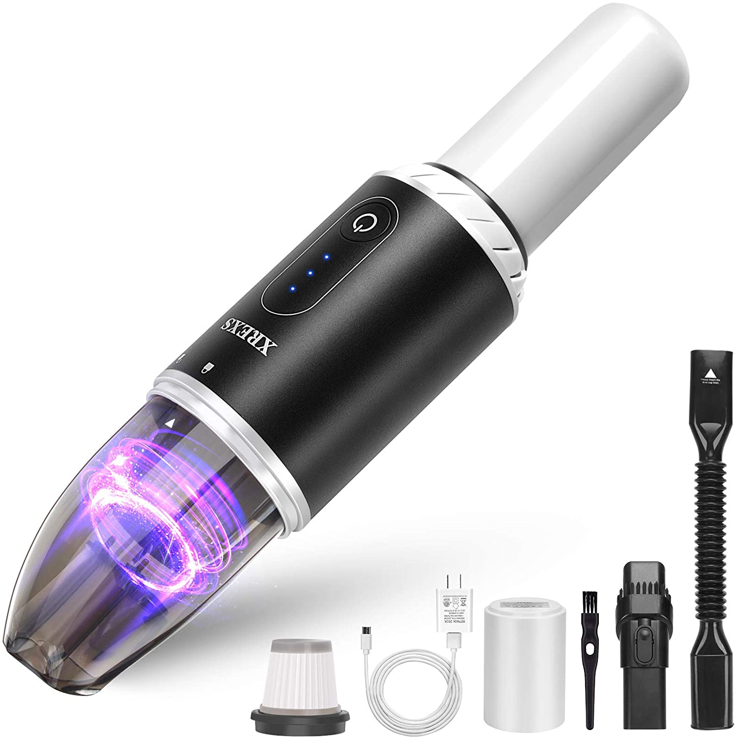 Cordless Handheld Vacuum with High Power for Cars and Portability-image