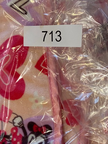 Disney Baby Minnie Mouse Eiffel Towel Pink LOVE Sherpa Blanket Je T'Aime Paris - Picture 6 of 6
