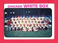 1973 Topps baseball #481 a White Sox Team VG
