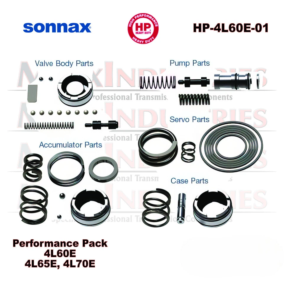 4L60E 4L65E 4L70E Transmisión Sonnax Performance Pack 1994-Up HP-4L60E-01 Foto 3 de 3