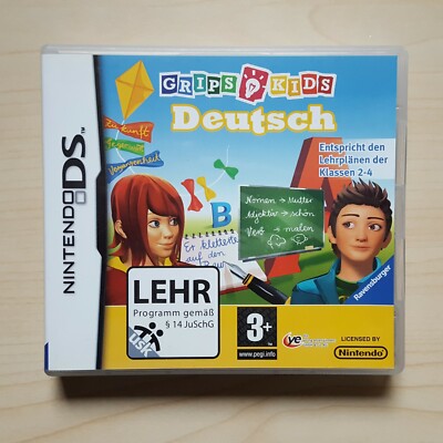Grips Kids Deutsch in OVP + Anleitung für Nintendo DS NDS