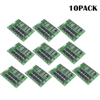 10PCS 3S 40A Balance/Enhanced 18650 Li-ion Battery BMS Protection Board US New