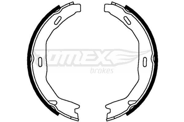 Tomex Brakes Bremsbackensatz Bremsbacken Hinten FüR Mercedes-Benz C-Klasse-image