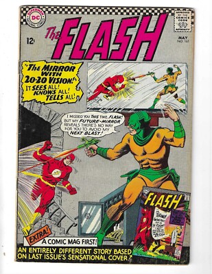The Flash 161 VG+ (4.5) 5/66 ''The Mirror With 20-20 Vision!''