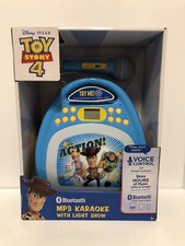 Toy Story 4 Bluetooth MP3 Karaoke Machine w/ LED Light Show 16 Hours 100s Songs
