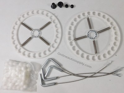 Alignment Turn Plate Table Repair Kit w/Lock Pins Mild Steel Plates FMC Hunter