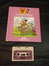 TALKING MICKEY MOUSE THE LITTLE LOST ELEPHANT BOOK/TAPE WORLDS OF WONDER