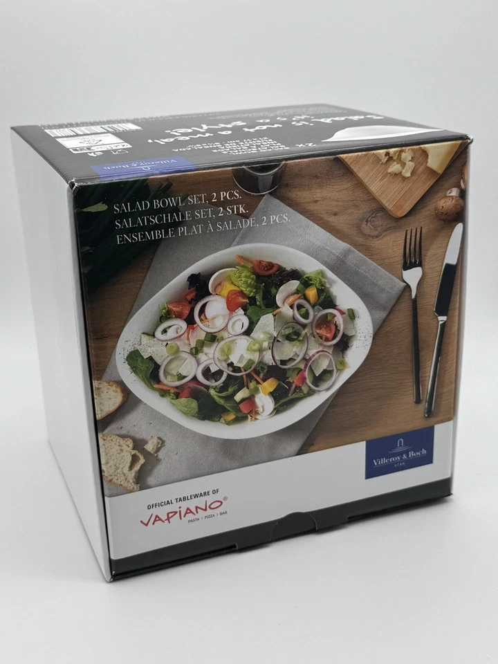 Villeroy & Boch Vapiano Salatschale Set 2-tlg. 21x17 cm