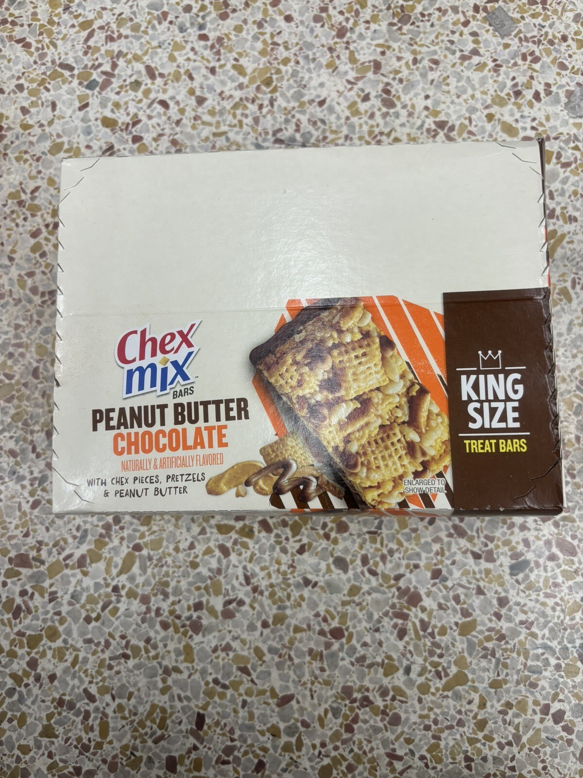 Chex Mix Peanut Butter Chocolate Treat Bar, Value Pack, 12 Bars. Exp